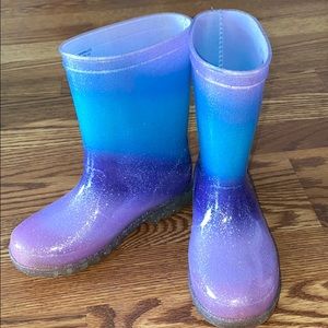 Girls Light Up Rain Boots